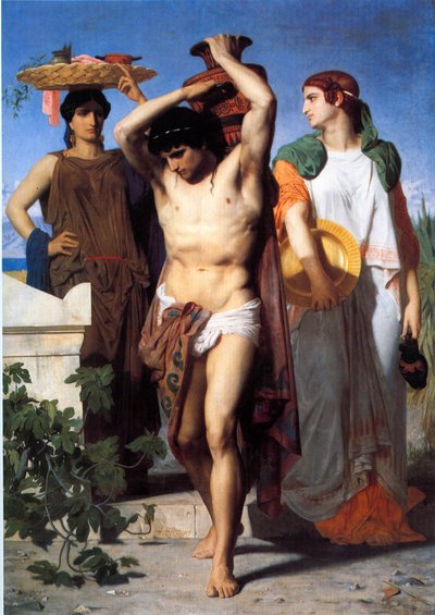 Canephores by William Adolphe Bouguereau
